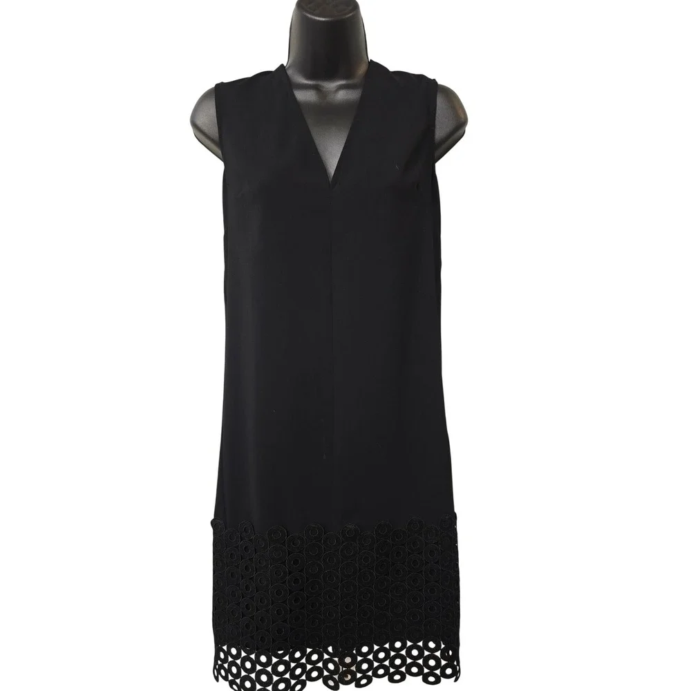 lela rose black dress Floral Embroidered Lace Natasha Dress  Lela Rose